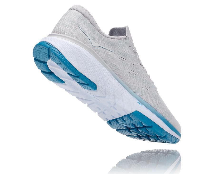 Zapatillas Running Hoka One One Hombre - Cavu 3 - Blancas/Azules - YHT132450